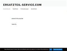 Tablet Screenshot of ersatzteil-service.com